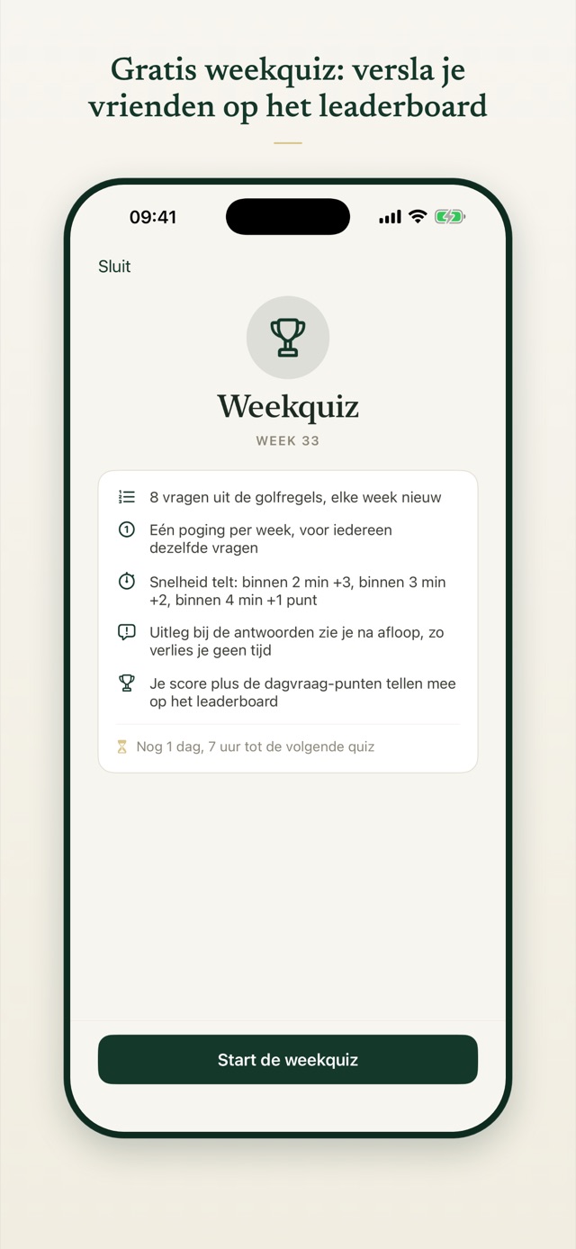 Gratis weekquiz: versla je vrienden op het leaderboard